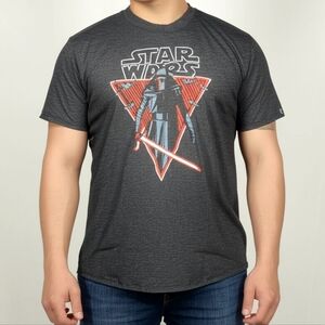 STAR WARS Kylo Ren T-Shirt Movie Saber Graphic Men's 3X Cotton Polyester STRETCH